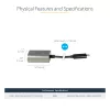 StarTech.com USB-C naar VGA-adapter – 1080p USB Type-C naar VGA-adapter dongle – USB-C (DP Alt Mode) naar VGA-monitor/display videoconverter – Thunderbolt 3 compatibel – 30 cm lang vast kabel – verbeterde versie van CDP2VGA