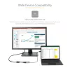 StarTech.com USB-C naar VGA-adapter – 1080p USB Type-C naar VGA-adapter dongle – USB-C (DP Alt Mode) naar VGA-monitor/display videoconverter – Thunderbolt 3 compatibel – 30 cm lang vast kabel – verbeterde versie van CDP2VGA