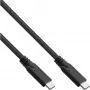 USB 3.2 Gen.1x2 kabel InLine 35705A 5m USB-C stekker/stekker zwart