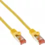 InLine patchkabel S/FTP PiMF Cat.6 250MHz PVC koper geel 0,25m