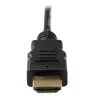 StarTech.com HDADMM50CM High Speed HDMI-naar-Micro-HDMI-kabel met Ethernet, M/M, 0,5 m, 34 AWG, vergulde connectors, zwart