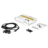 StarTech.com ICUSB2322F 2-poorts FTDI USB-naar-serieel-RS232-adapterkabel, USB 2.0, 2,1 m, zwart