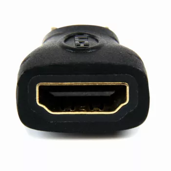 StarTech.com Mini HDMI naar HDMI adapter – 4K high speed HDMI adapter – 4K 30Hz Ultra HD high speed HDMI adapter – HDMI 1.4 – vergulde aansluitingen – UHD Mini HDMI adapter 4K – zwart