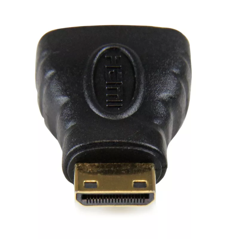 StarTech.com HDACFM HDMI-naar-Mini-HDMI-adapter, HDMI-female naar Mini-HDMI-male (type C), 1080p, zwart