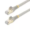 StarTech.com 5m CAT6a Ethernet-kabel - 10 Gigabit afgeschermd snagless RJ45 100W PoE patchkabel - 10GbE STP netwerkkabel met trekontlasting - grijs individueel getest/bekabeling is UL-gecertificeerd/TIA
