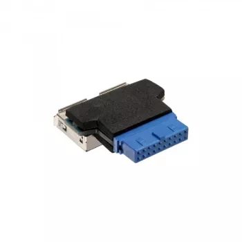 InLine USB 3.0 adapter intern 2x USB A bus naar moederbord-header
