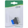 InLine USB 3.0 adapter intern 2x USB A bus naar moederbord-header