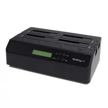 StarTech.com 4 bay USB 3.0 eSATA naar SATA standalone 1:3 HDD harde-schijfduplicator-dock