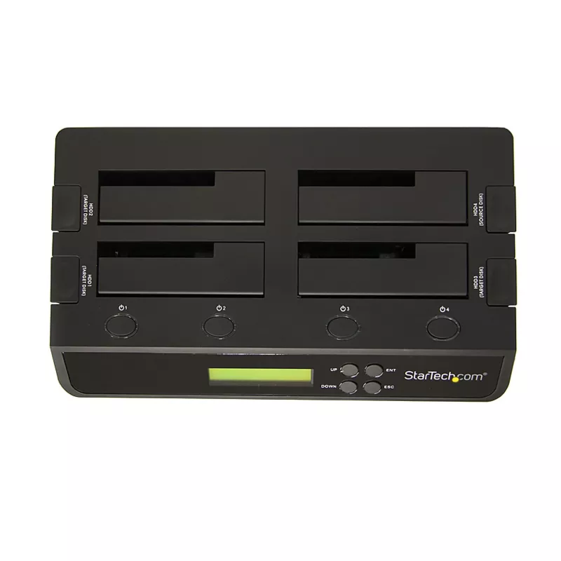 StarTech.com 4 bay USB 3.0 eSATA naar SATA standalone 1:3 HDD harde-schijfduplicator-dock
