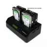 StarTech.com 4 bay USB 3.0 eSATA naar SATA standalone 1:3 HDD harde-schijfduplicator-dock