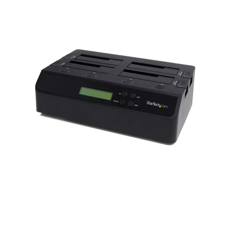 StarTech.com 4 bay USB 3.0 eSATA naar SATA standalone 1:3 HDD harde-schijfduplicator-dock