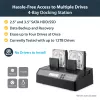 StarTech.com 4 bay USB 3.0 eSATA naar SATA standalone 1:3 HDD harde-schijfduplicator-dock