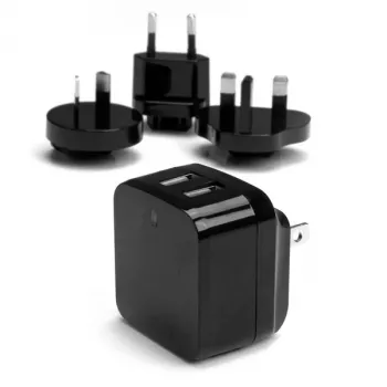 StarTech.com Dual-Port USB-wandlader – internationale reizen – 17W/3,4A – zwart