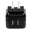 StarTech.com Dual-Port USB-wandlader – internationale reizen – 17W/3,4A – zwart