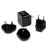 StarTech.com Dual-Port USB-wandlader – internationale reizen – 17W/3,4A – zwart