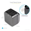 StarTech.com Dual-Port USB-wandlader – internationale reizen – 17W/3,4A – zwart