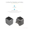 StarTech.com Dual-Port USB-wandlader – internationale reizen – 17W/3,4A – zwart
