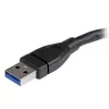 StarTech.com USB 3.0 A-naar-A verlengkabel – 6 inch, zwart, 0,152 m, USB A, USB A, USB 3.2 Gen 1 (3.1 Gen 1), 5 Gbit/s, zwart