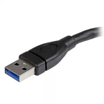 StarTech.com USB 3.0 A-naar-A verlengkabel – 6 inch, zwart, 0,152 m, USB A, USB A, USB 3.2 Gen 1 (3.1 Gen 1), 5 Gbit/s, zwart