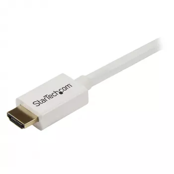 StarTech.com 5 m / 16 ft CL3-gecertificeerde HDMI-kabel met Ethernet – in-wall gecertificeerde Ultra HD HDMI-kabel – 4K 30 Hz UHD High Speed HDMI-kabel – 10,2 Gbit/s – HDMI 1.4 video-/displaykabel – 30 AWG, wit