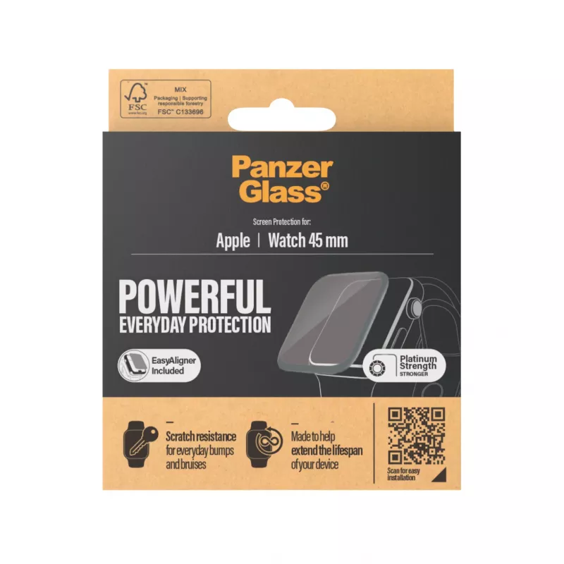 PanzerGlass ® Apple Watch Series 9 | 8 | 7 | 45mm | displaybeschermglas