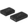 StarTech.com 4-poorts USB 2.0 extender hub via een enkele CAT5e/CAT6 Ethernet-kabel (RJ45) – 100m – USB extender hub adapterkit – metalen behuizing – extern gevoed – 480 Mbit/s