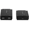 StarTech.com 4-poorts USB 2.0 extender hub via een enkele CAT5e/CAT6 Ethernet-kabel (RJ45) – 100m – USB extender hub adapterkit – metalen behuizing – extern gevoed – 480 Mbit/s