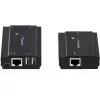 StarTech.com 4-poorts USB 2.0 extender hub via een enkele CAT5e/CAT6 Ethernet-kabel (RJ45) – 100m – USB extender hub adapterkit – metalen behuizing – extern gevoed – 480 Mbit/s