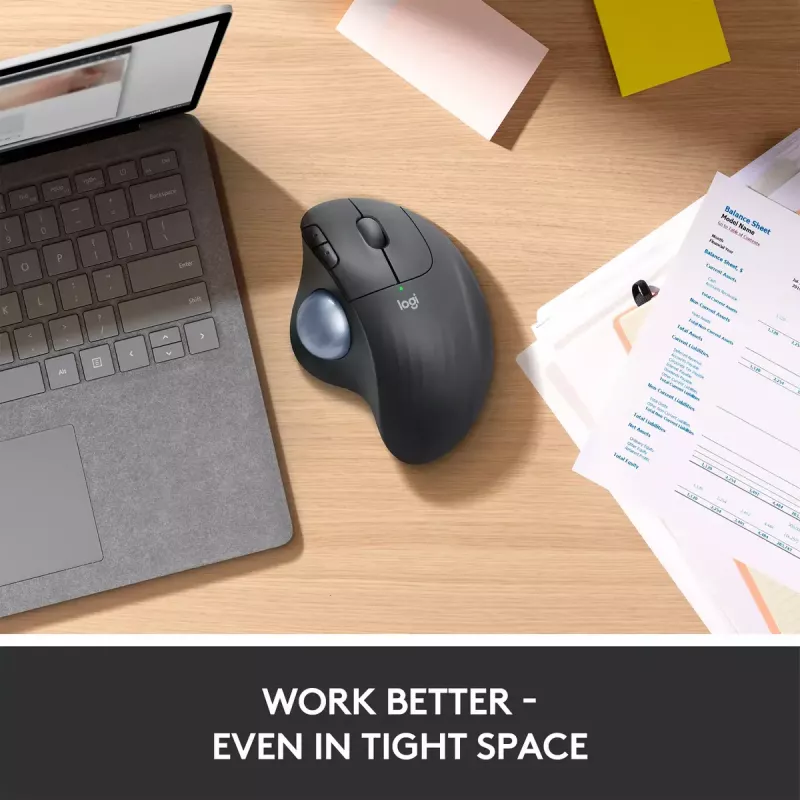 Muis Logitech ERGO M575 draadloze trackball RF draadloos + Bluetooth