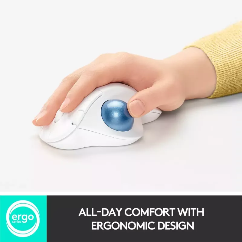 Muis Logitech ERGO M575 draadloze trackball RF draadloos + Bluetooth