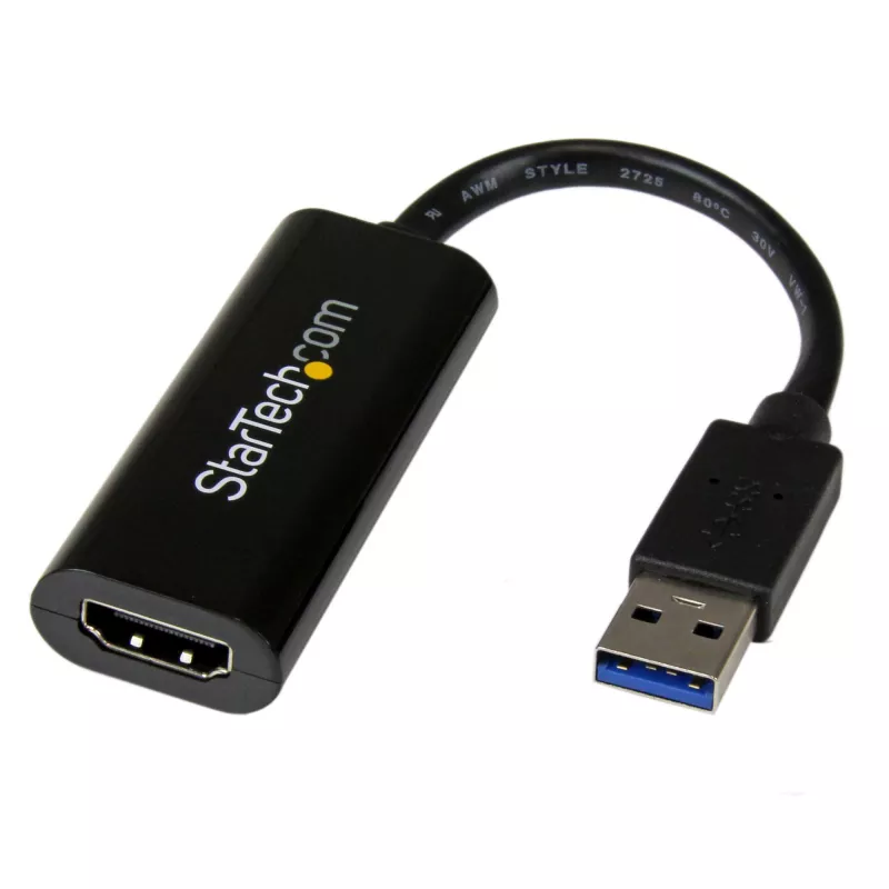 StarTech.com USB 3.0 naar HDMI adapter, USB naar HDMI monitorconverter voor Windows, 1080P (geen ondersteuning voor macOS/ChromeOS/Linux) – TAA