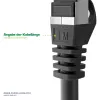InLine patchkabel S/FTP PiMF Cat.6 250MHz PVC koper zwart 3m