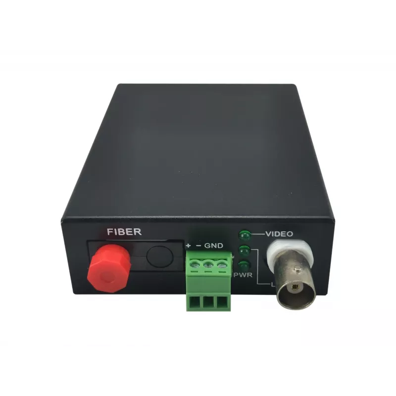 AV-transmitter LevelOne 1-kanaals BNC over glasvezel-extender-kit 20 km