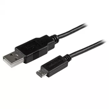 StarTech.com korte Micro-USB-kabel - M/M – 15 cm (6 inch), 0,15 m, USB A, Micro-USB B, USB 2.0, stekker/stekker, zwart