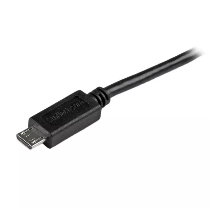 StarTech.com korte Micro-USB-kabel - M/M – 15 cm (6 inch), 0,15 m, USB A, Micro-USB B, USB 2.0, stekker/stekker, zwart