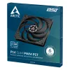 ARCTIC P14 slanke PWM PST drukgeoptimaliseerde 140mm PWM-ventilator met geïntegreerde Y-kabel