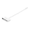 StarTech.com 3-poorts USB-C-hub met Gigabit Ethernet – USB-C naar 3x USB-A – USB 3.0-hub – wit