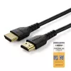 StarTech.com 0,9 m (3ft) slanke HDMI 2.0-kabel, flexibele, Premium-gecertificeerde HDMI-kabel met Ethernet, UHD 4K 60Hz HDR10, robuust aramidevezelontwerp met TPE-mantel