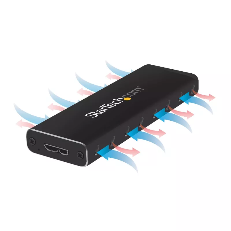 StarTech.com M.2 SSD-behuizing voor M.2 SATA SSD's – USB 3.0 (5 Gbit/s) met UASP