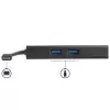 StarTech.com USB-C-multipoort-adapter – USB-C-reisdockingstation met 4K HDMI – 60 W Power Delivery Pass-Through, GbE, 2 poorten USB-A 3.0-hub – draagbaar mini-USB-Type-C-dock voor laptops