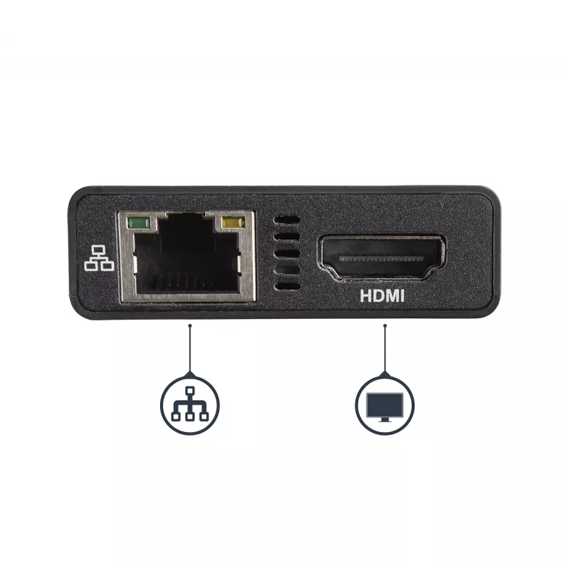 StarTech.com USB-C-multipoort-adapter – USB-C-reisdockingstation met 4K HDMI – 60 W Power Delivery Pass-Through, GbE, 2 poorten USB-A 3.0-hub – draagbaar mini-USB-Type-C-dock voor laptops