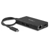 StarTech.com USB-C-multipoort-adapter – USB-C-reisdockingstation met 4K HDMI – 60 W Power Delivery Pass-Through, GbE, 2 poorten USB-A 3.0-hub – draagbaar mini-USB-Type-C-dock voor laptops