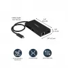 StarTech.com USB-C-multipoort-adapter – USB-C-reisdockingstation met 4K HDMI – 60 W Power Delivery Pass-Through, GbE, 2 poorten USB-A 3.0-hub – draagbaar mini-USB-Type-C-dock voor laptops