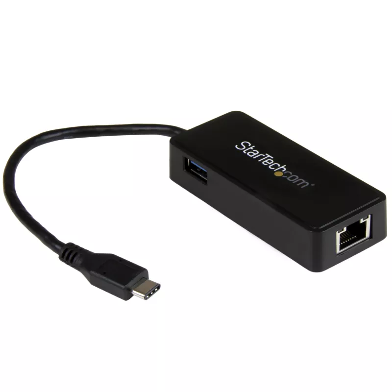 StarTech.com USB-C naar Gigabit netwerkadapter met extra USB 3.0-poort