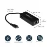 StarTech.com USB-C naar Gigabit netwerkadapter met extra USB 3.0-poort