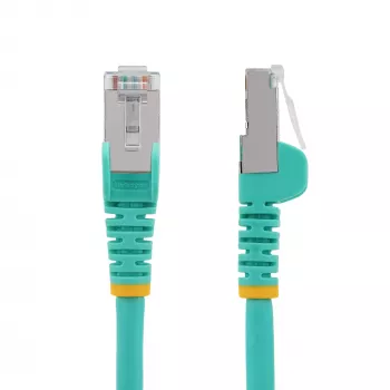 StarTech.com 2m CAT6a ethernetkabel - aqua - LSZH - 10GbE 500MHz 100W PoE++ rastnasenfreier RJ-45 met trekontlasting S/FTP netwerk-patchkabel