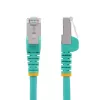 StarTech.com 3m CAT6a ethernetkabel - aqua - Low Smoke Zero Halogen (LSZH) - 10GbE 500MHz 100W PoE++ snagless RJ-45 met trekontlasting S/FTP netwerk-patchkabel