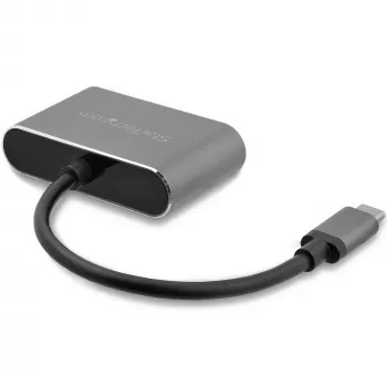 StarTech.com USB-C naar VGA en HDMI-adapter - 2-in-1 - 4K 30Hz - spacegrijs