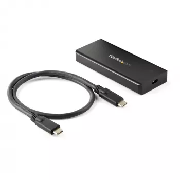 StarTech.com USB-C 10Gbps M.2 NVMe PCIe SSD-behuizing – robuuste aluminium externe behuizing voor M.2 PCIe M-Key, IP67-gecertificeerd – 1 GB/s lezen/schrijven – ondersteunt 2230/2242/2260/2280 – TB3-compatibel – Mac/PC