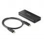 StarTech.com M2E1BRU31C M.2 NVMe PCIe SSD-behuizing, USB-C 10 Gbit/s (USB 3.2 Gen 2), robuust aluminium, M-Key, IP67, Thunderbolt 3-compatibel, zwart
